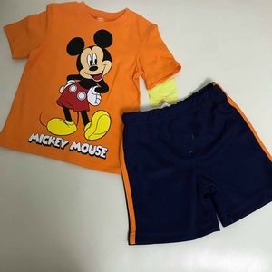 Disney Mickey Mouse shorts set